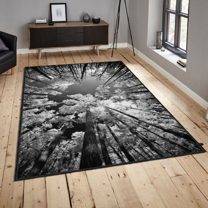 Conceptum Els1902 Alfombra de Terciopelo Multicolor 80 x 120 cm